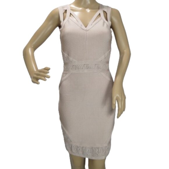 Bebe Light Pink Bodycon Dress - Picture 1 of 7